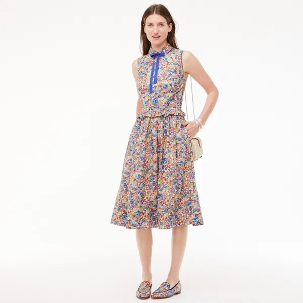 NWOT J CREW & LIBERTY OF LONDON SHIRTDRESS!